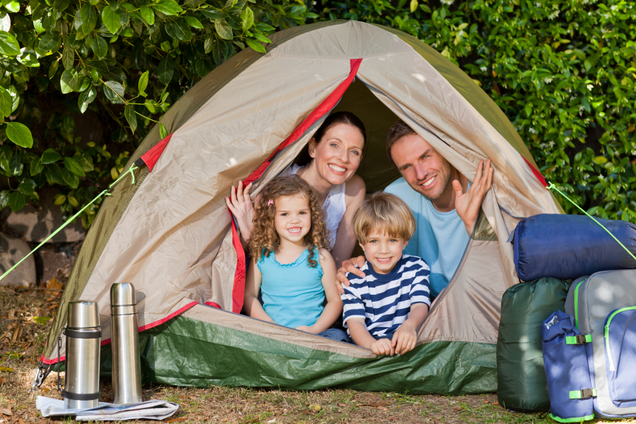 famille en camping Landry Savoie