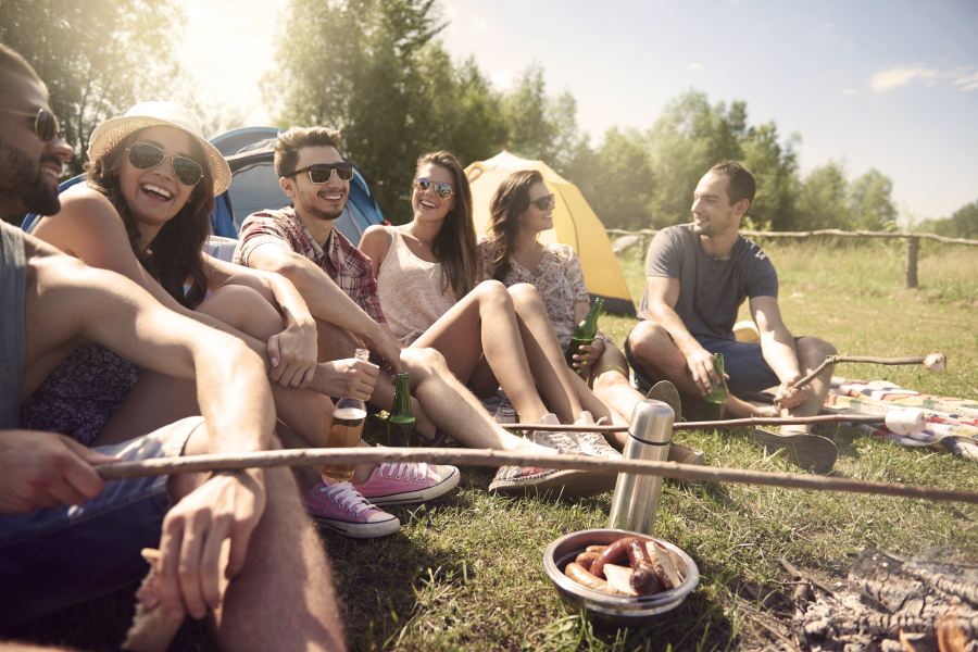 ambiance famille en camping Landry Savoie